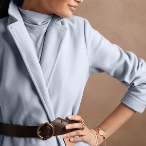 Banana Republic Light Blue Coat Size S